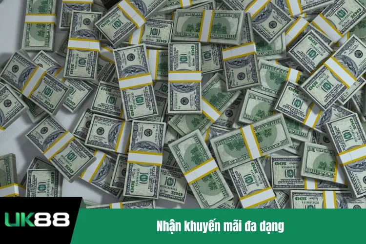 Nhận khuyến mãi đa dạng
